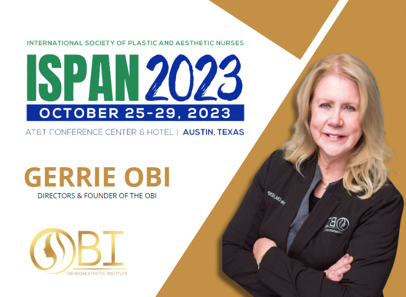 Gerrie Obi and ISPAN Conference logo